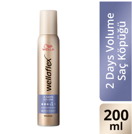 Saç ŞekillendiriciWELLAWELLAFLEX 2DAYS VOLUME KÖPÜK EXTRA GÜÇLÜ 200 ML