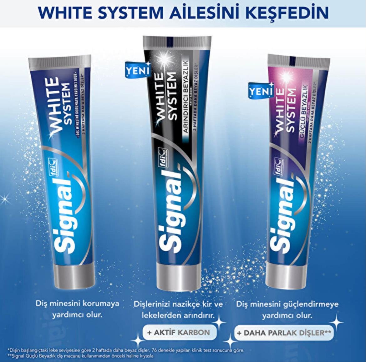 SİGNALSİGNAL WHİTE SYSTEM DİŞ MACUNU ARINDIRICI BEYAZLIK 75 ML