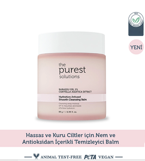 TemizleyicilerTHE PURESTTHE PUREST SOLUTİONS HYDRATİON-INFUSED SMOOTH TEMİZLEME BALMI 85 GR