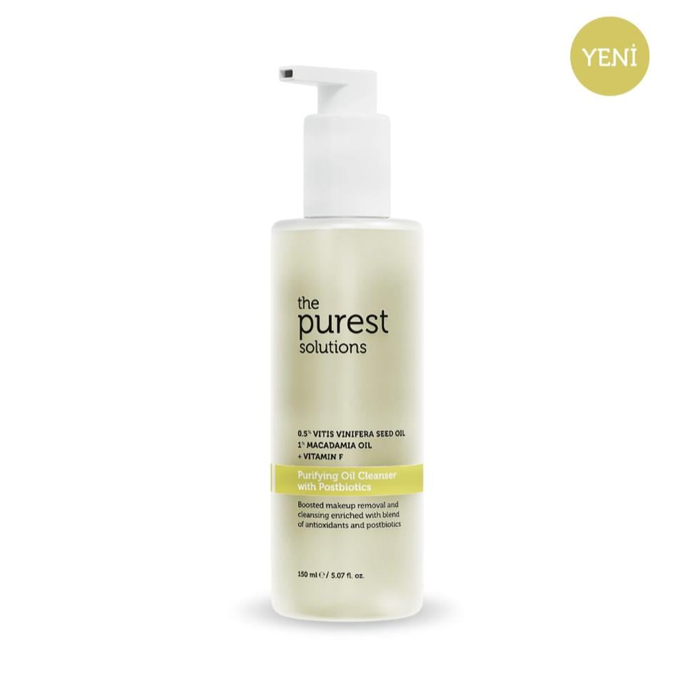 THE PURESTTHE PUREST SLUTİONS TÜM CİLT TİPLERİ  İÇİN POSTBYOTİK İÇERİKLİ  ARINDIRICI TEMİZLEME YAĞI