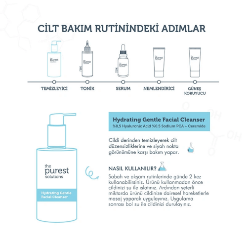 THE PURESTTHE PUREST SOLUTİONS KARMA VE KURU CİLT TEMİZLEME JELİ 200 ML