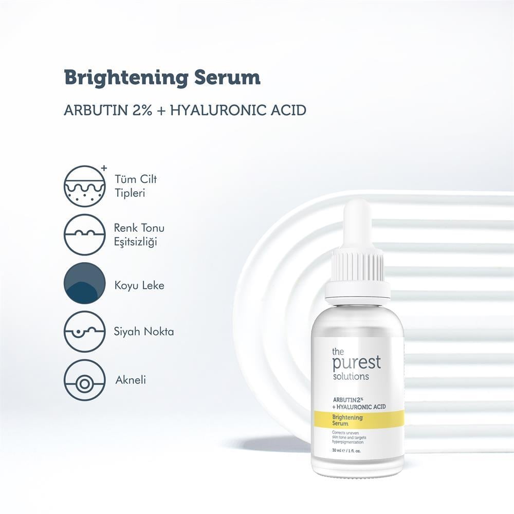 THE PURESTTHE PUREST SOLUTİONS LEKE GİDERMEYE YARDIMCI CİLT TONU EŞİTLEYİCİ CİLT BAKIM SERUMU 30 ML
