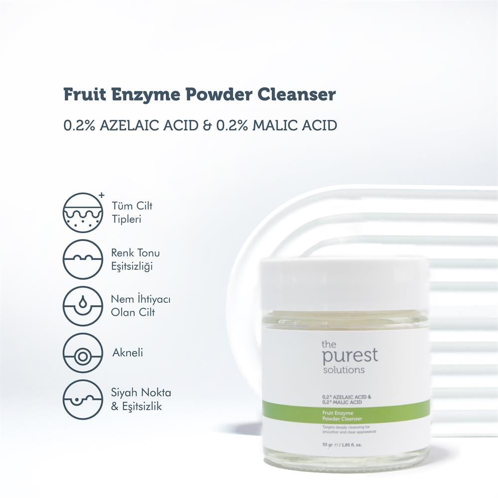 THE PURESTTHE PUREST SOLUTİONS MEYVE ASİTLERİ İÇEREN TOZ TEMİZLEYİCİ 55 GR