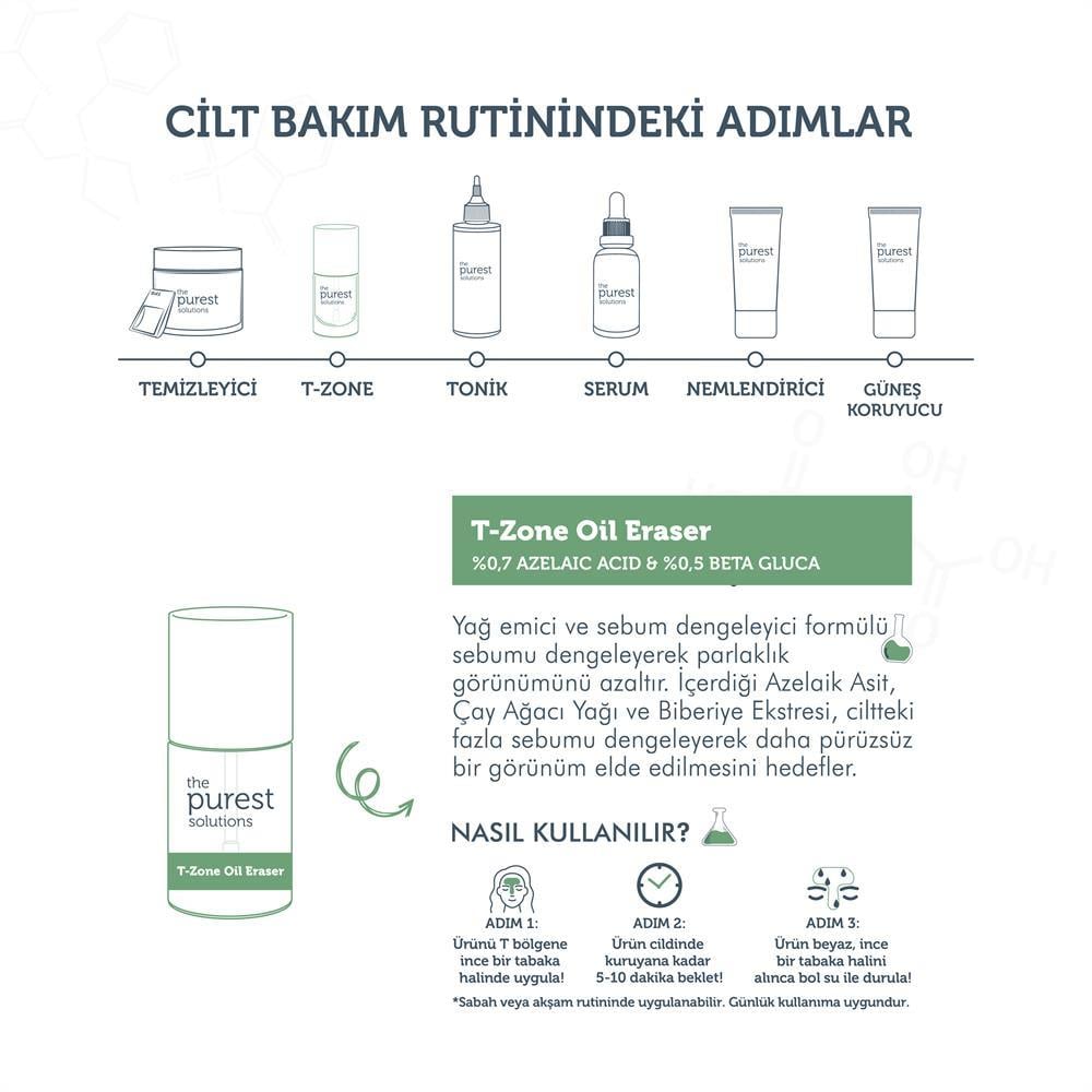 THE PURESTTHE PUREST SOLUTİONS T-BÖLGESİ MATLAŞTIRICI MASKE 10 ML