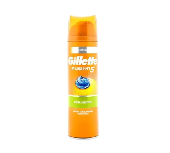 Tıraş JeliGİLLETTEGİLLETTE FUSİON 5X SENSİTİVE BADEM YAĞLI TIRAŞ JELİ 200 ML