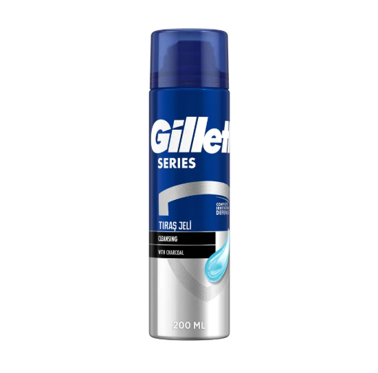 Tıraş JeliGİLLETTEGİLLETTE SERİES JEL CHARCOAL SKİN CLEAN 200 ML