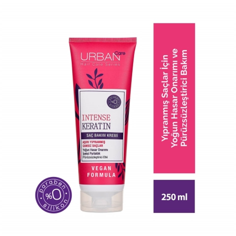 URBAN CARE SAÇ BAKIM KREMİ İNTENSE KERATİN 250 ML