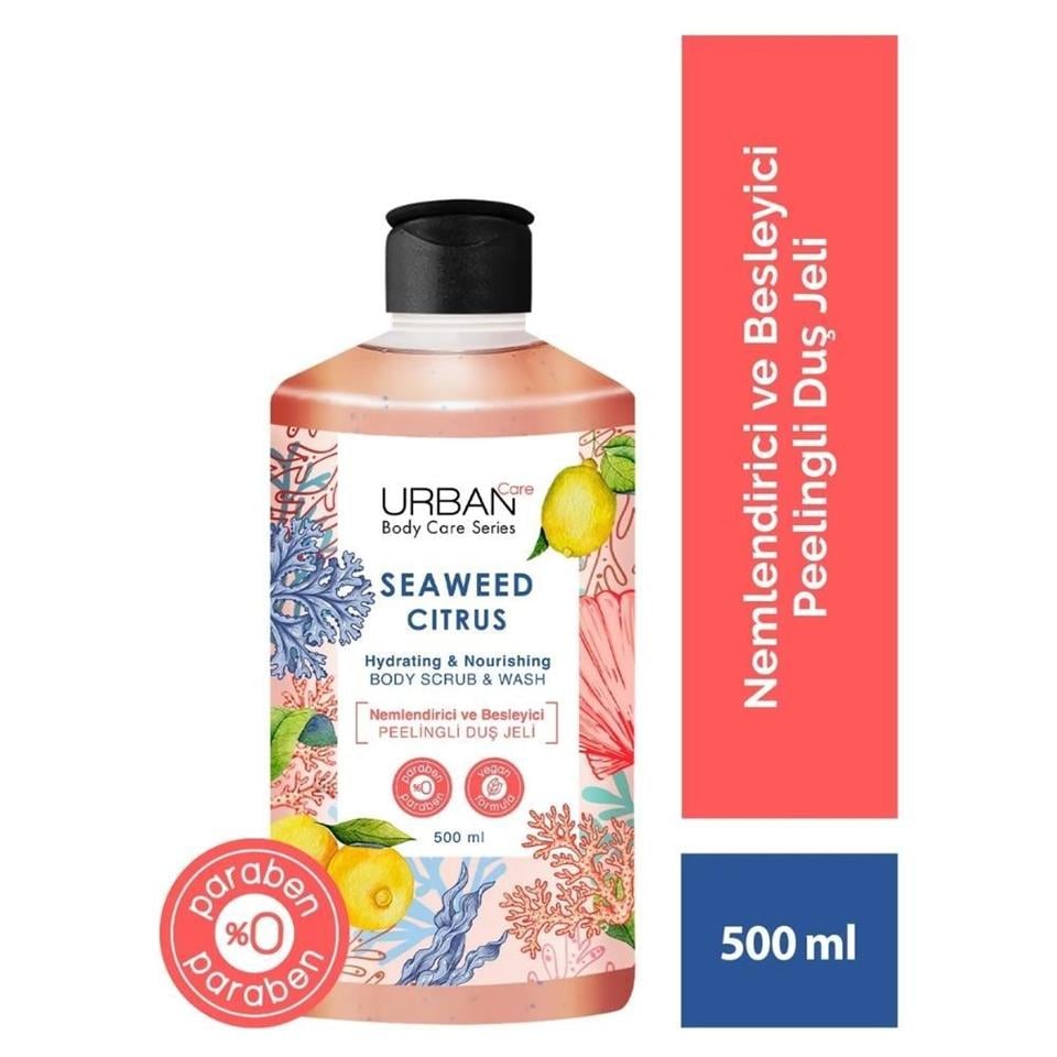 URBAN CARE SEAWEED CİTRUS PEELİNGLİ DUŞ JELİ 500 ML
