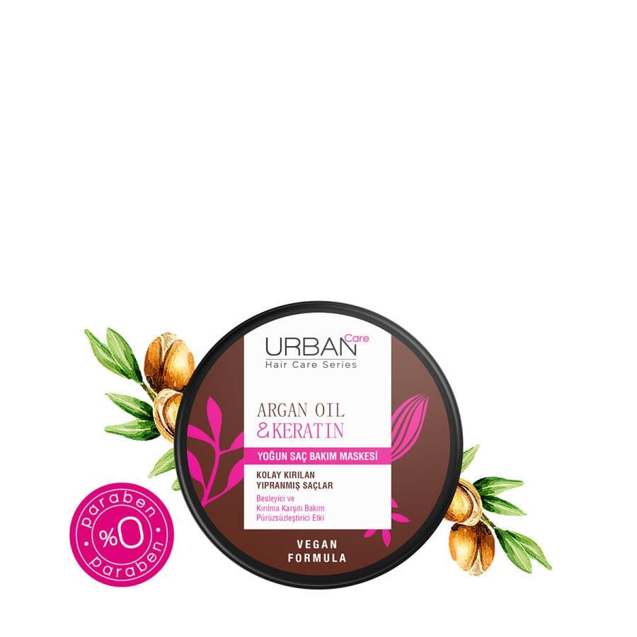 URBAN CAREURBAN CARE ARGAN OİL & KERATİN YOĞUN SAÇ BAKIM MASKESİ 230 ML