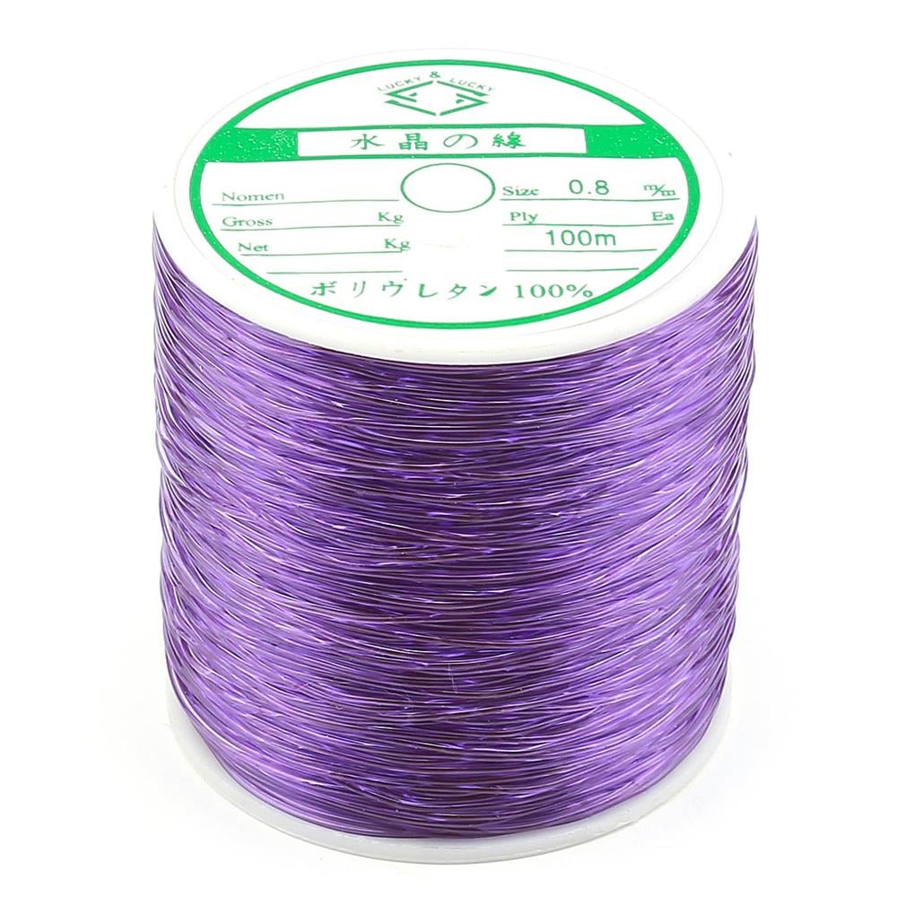 0,8 mm Mor Esnek Misina İp 100 metre
