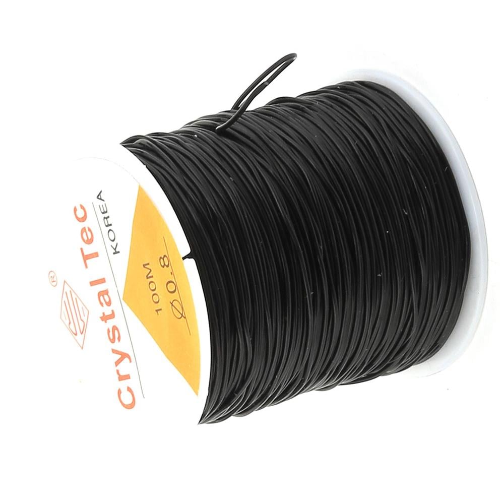 0,8 mm Siyah Esnek Misina İp 100 metre