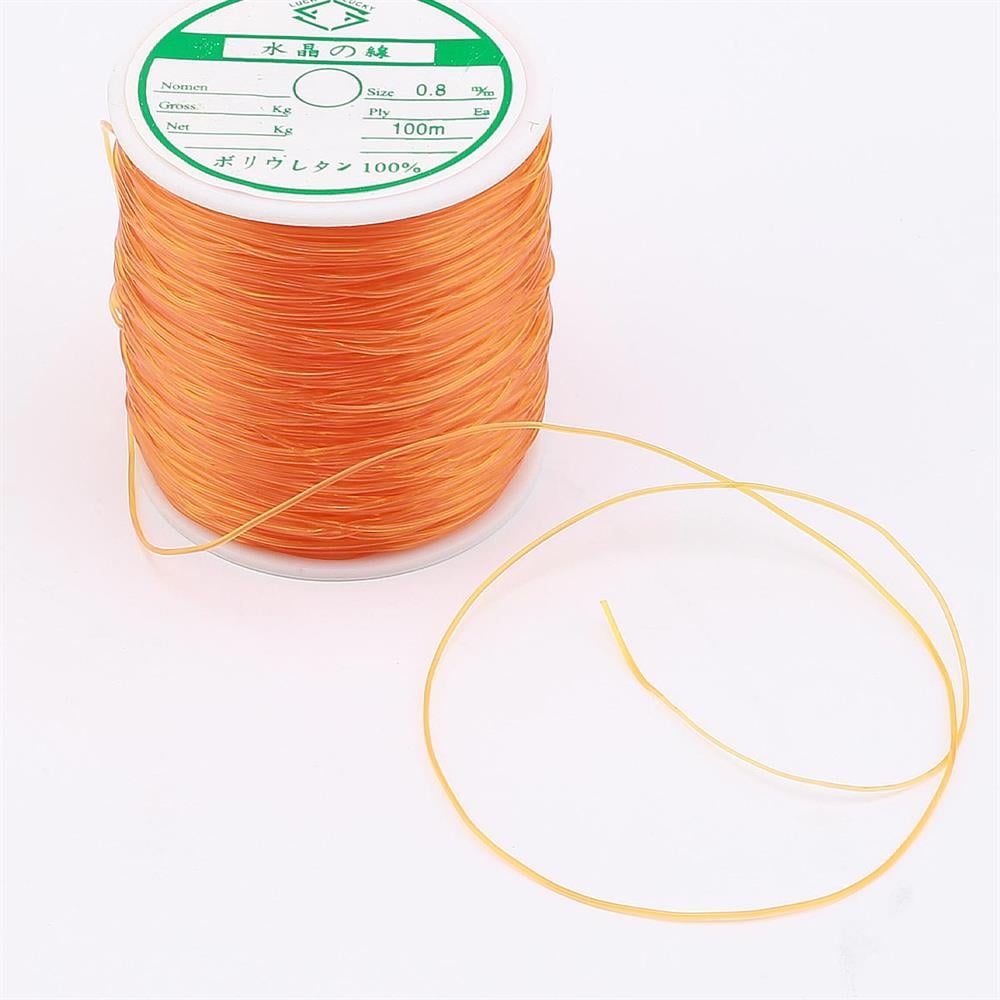 0,8 mm Turuncu Esnek Misina İp 100 metre