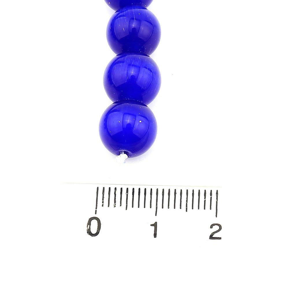 10 mm Lacivert Kedigözü Boncuk