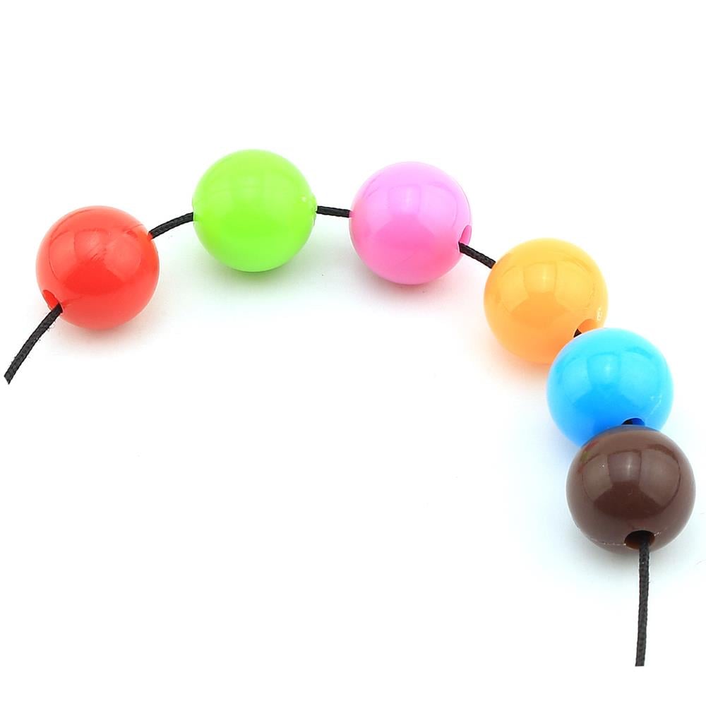 10 mm Plastik Boncuk ( 50 Adet )