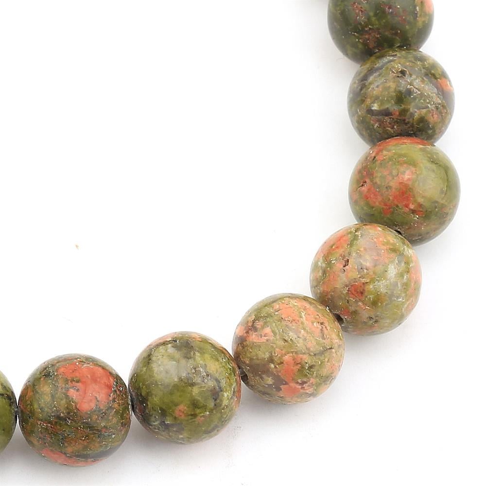 10 mm Unakit Taşı Boncuk