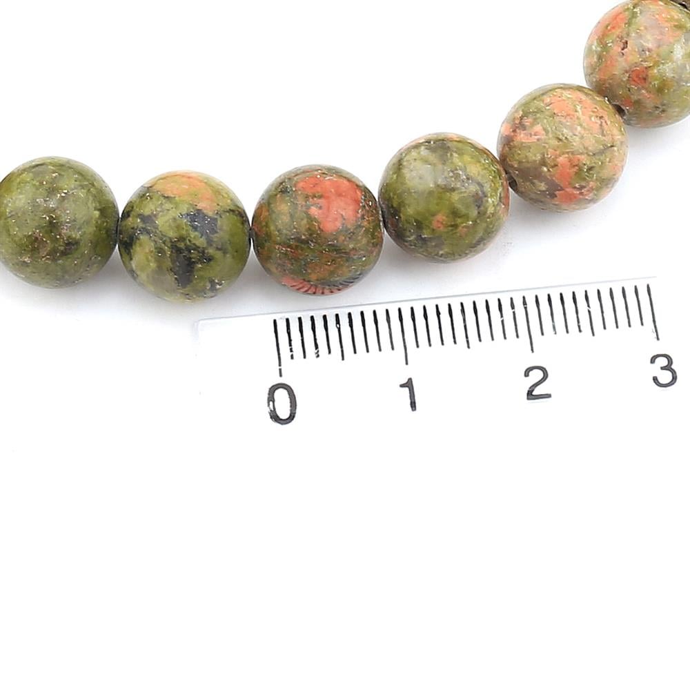 10 mm Unakit Taşı Boncuk