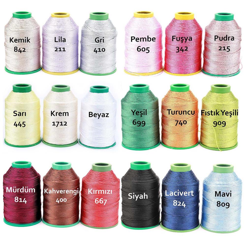 20 No Polyester Dikiş İpliği 100 Gram