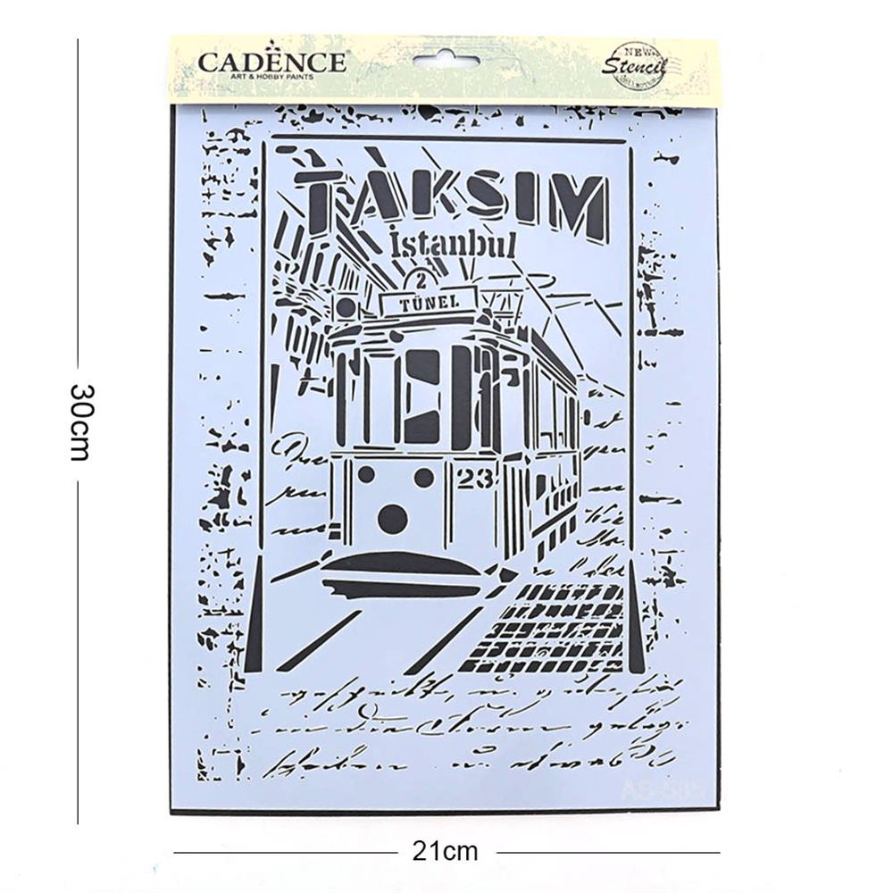 21CM X 30CM STENCIL ŞABLONU