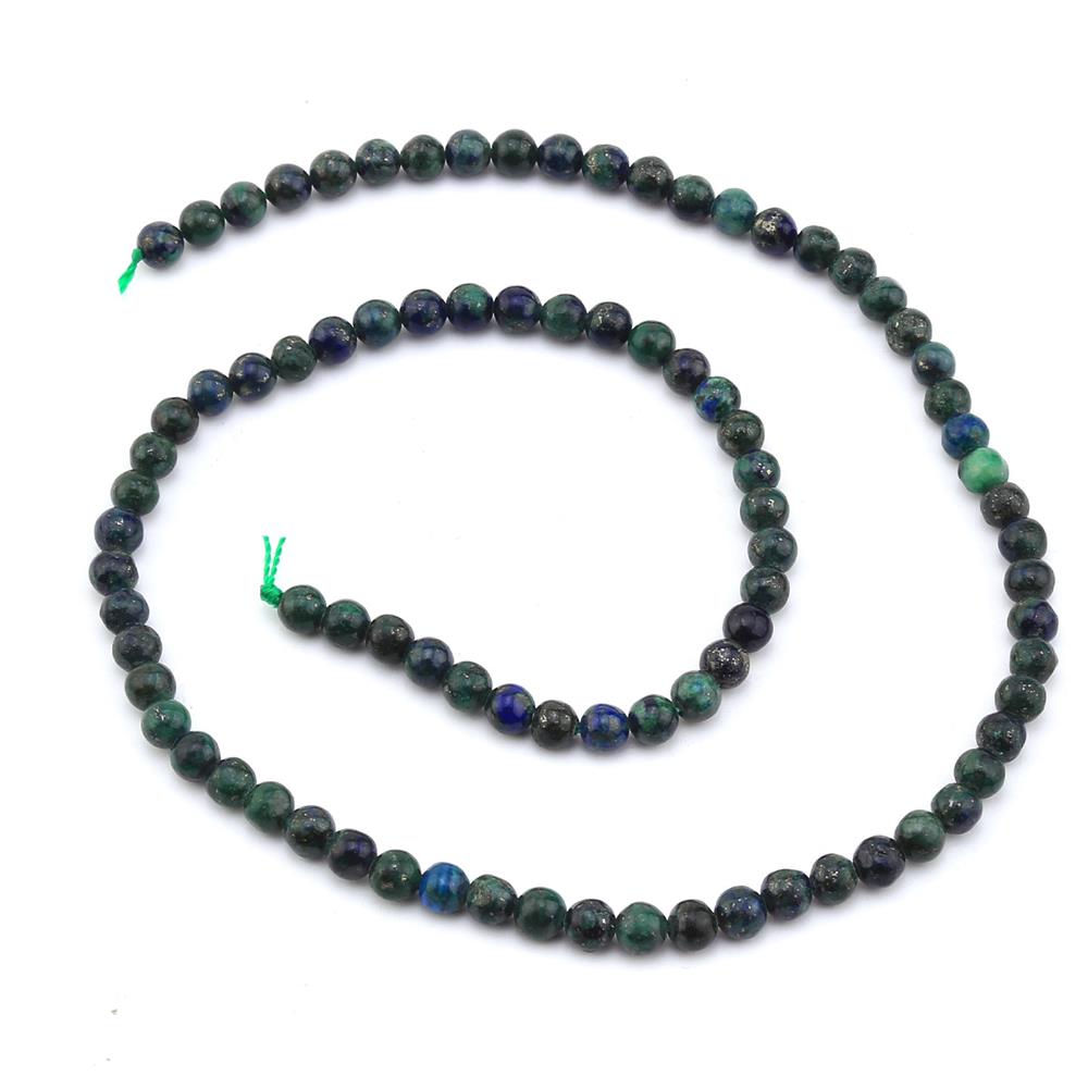 4 mm Doğal Azurit Boncuk
