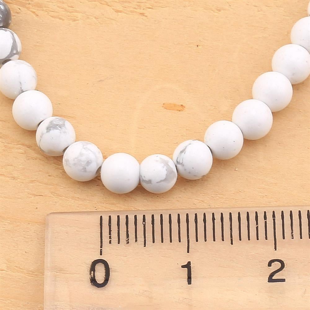 4 mm Doğal Havlit Taşı Boncuk