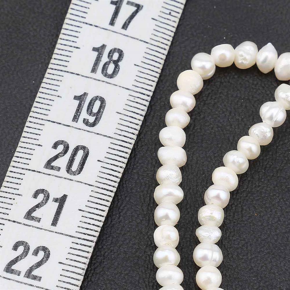 4 mm Doğal İnci Kum Boncuk