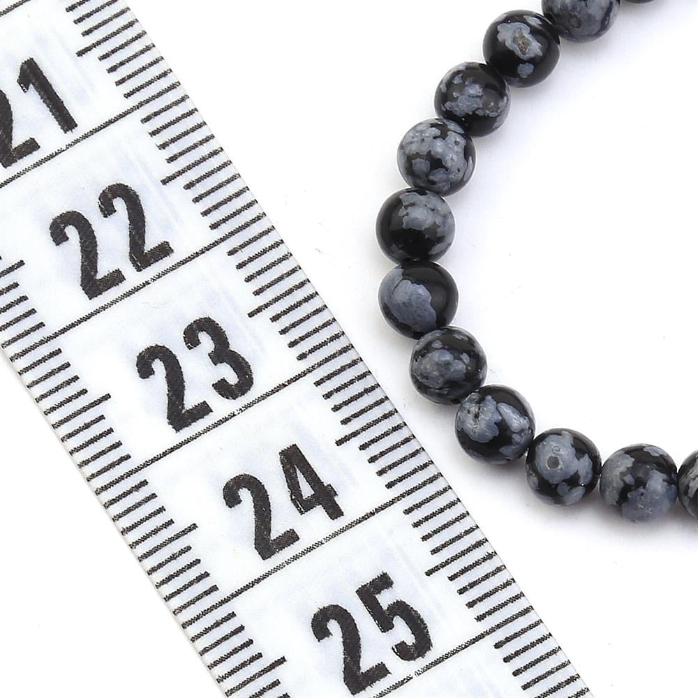 4 mm Doğal Obsidyen Boncuk