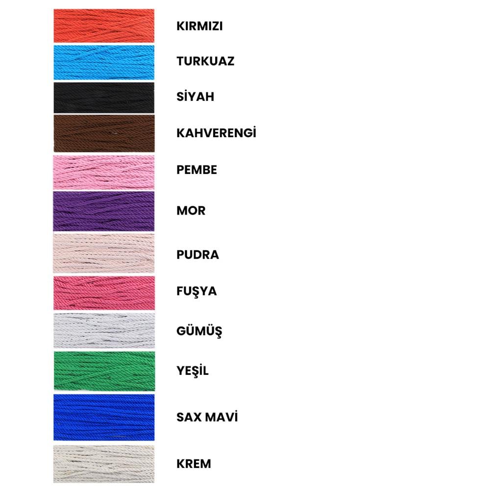 4 mm Kordon Halat ip 10 Metre