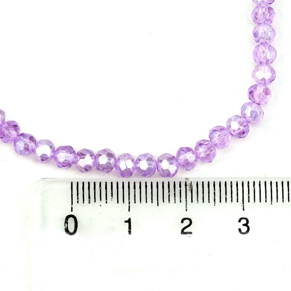 4 mm Kristal Şeffaf Boncuk