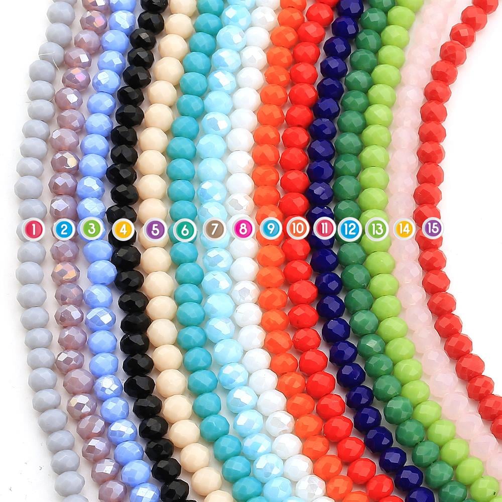 4 mm Mat Kristal Cam Boncuk