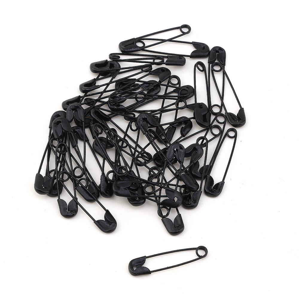 50 Adet Siyah Çengelli Eşarp ve Şal İğnesi