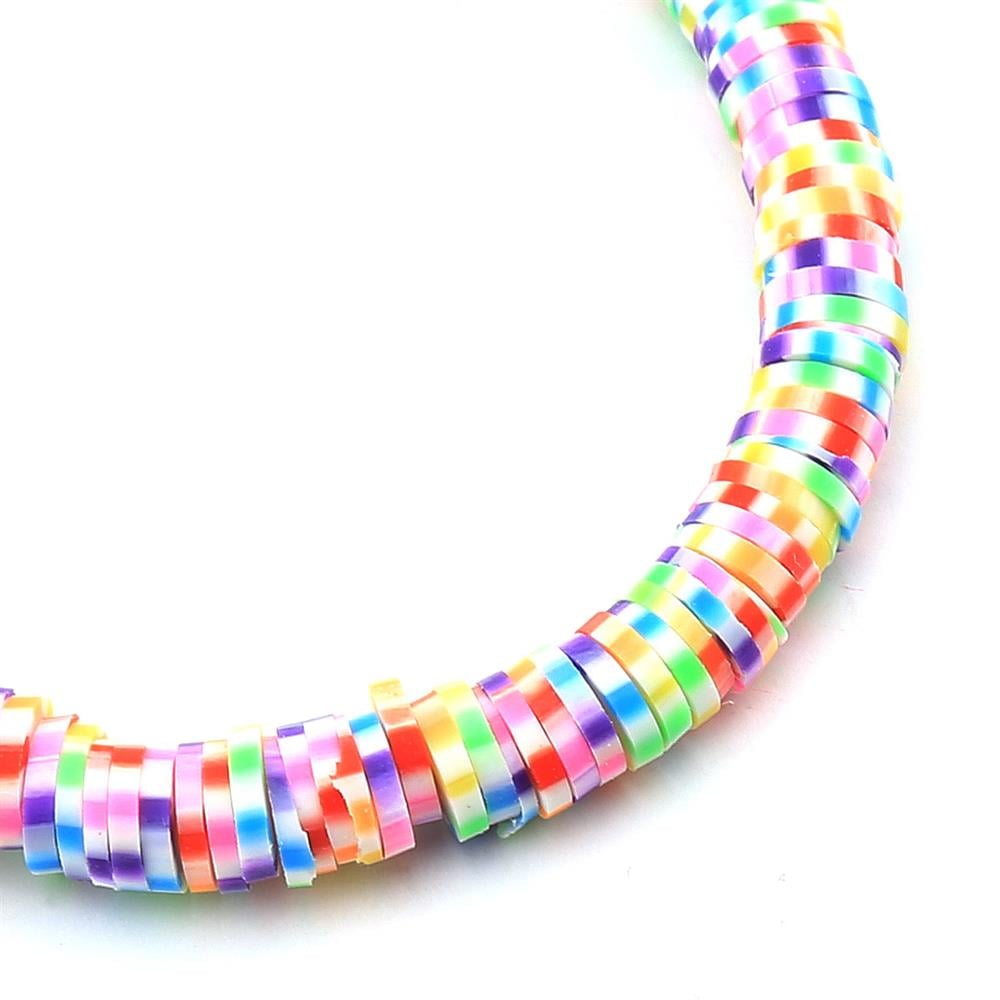 6 mm Benekli Mix Fimo Boncuk