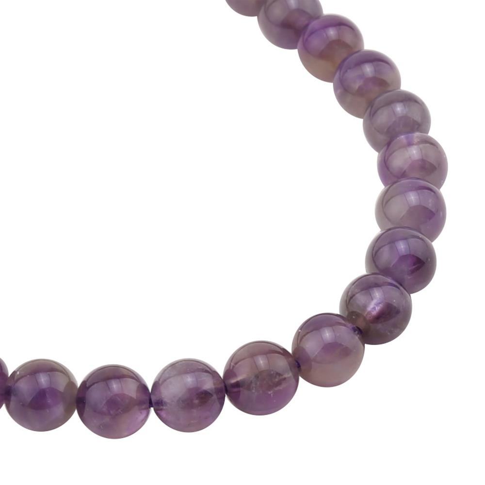 6 mm Doğal Ametist Taş Boncuk