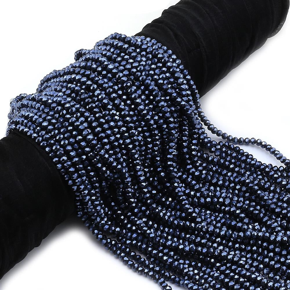 6 mm Füme Kristal Cam Boncuk