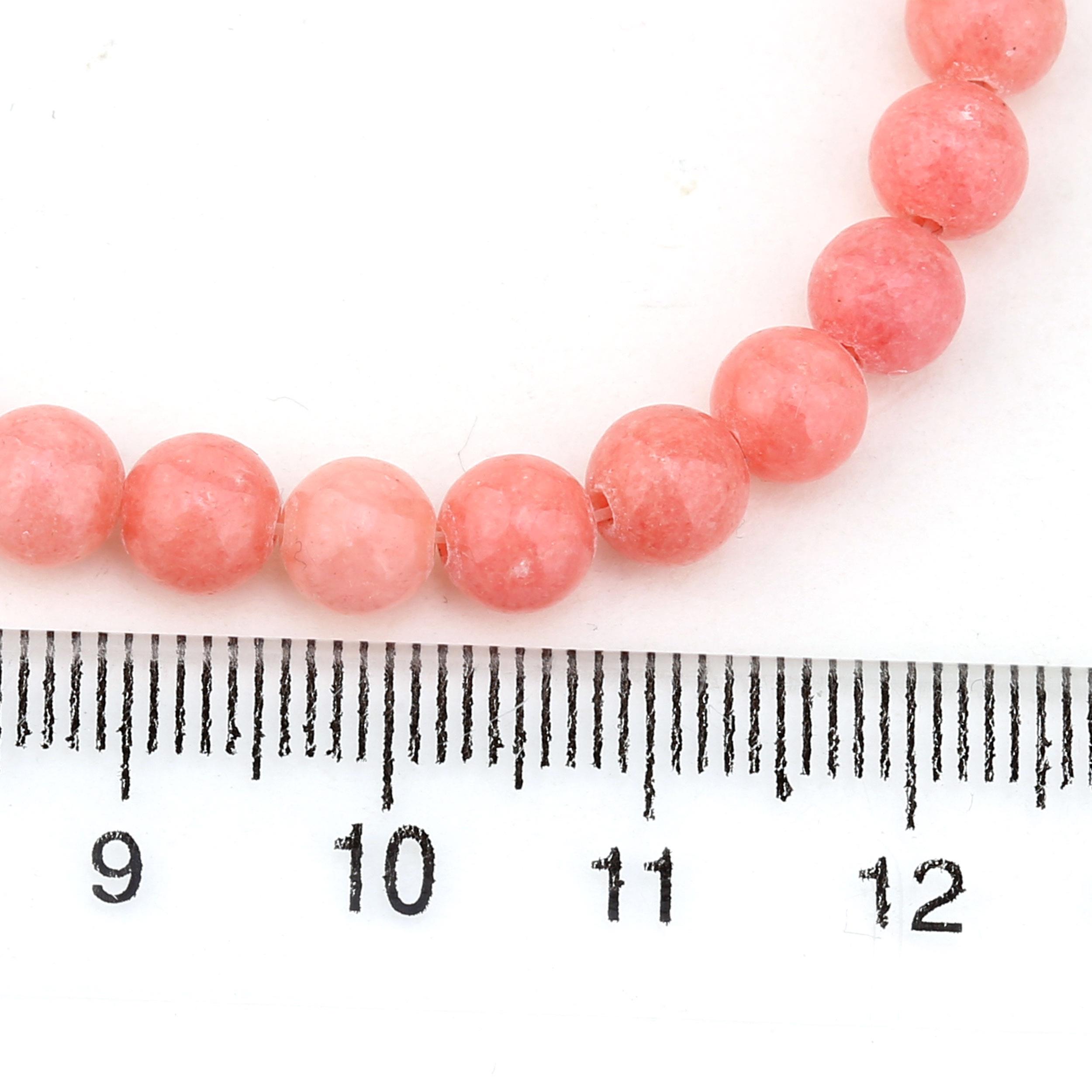 6 mm Gül Kurusu Kuvars Taşı Boncuk