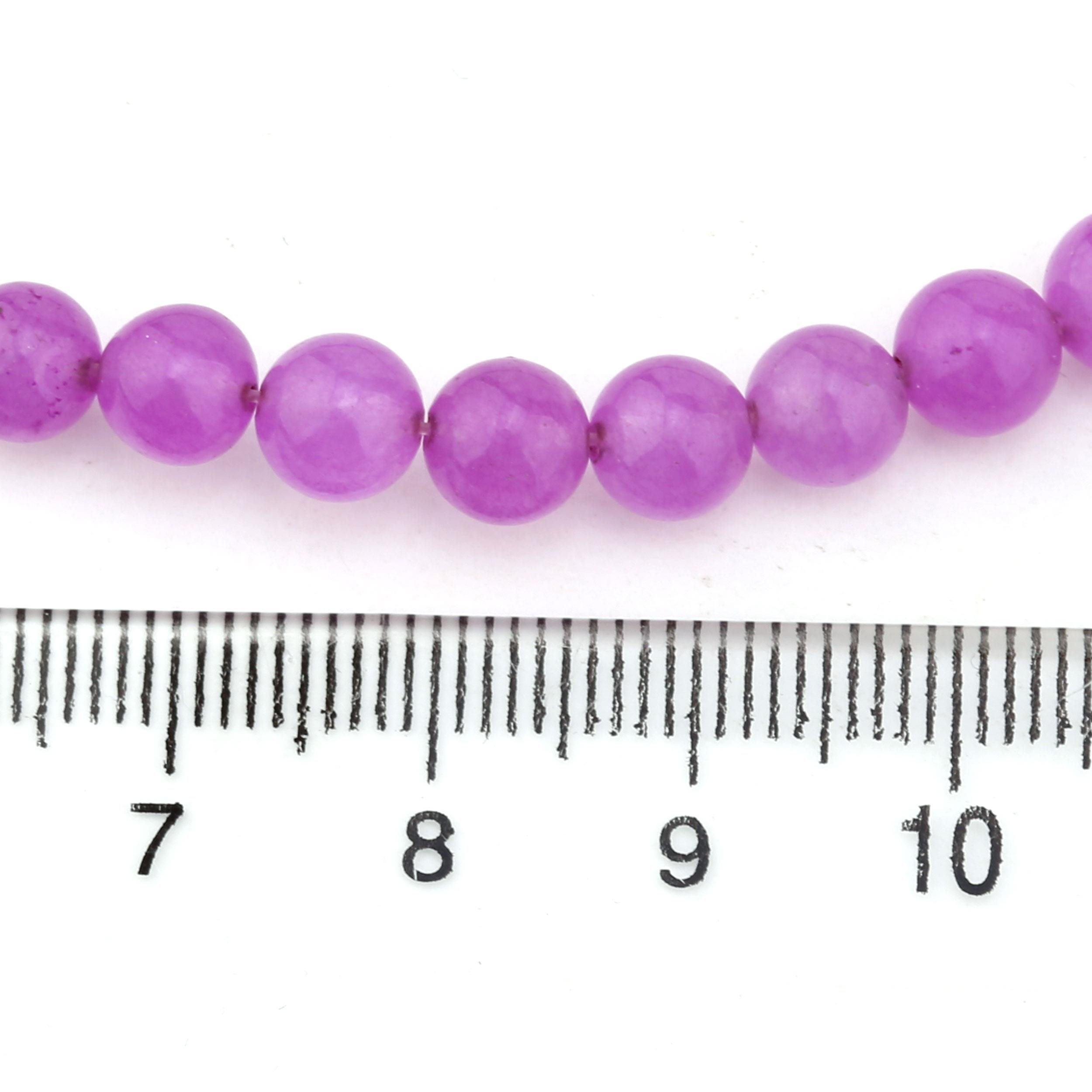 6 mm Lila Kuvars Taşı Boncuk