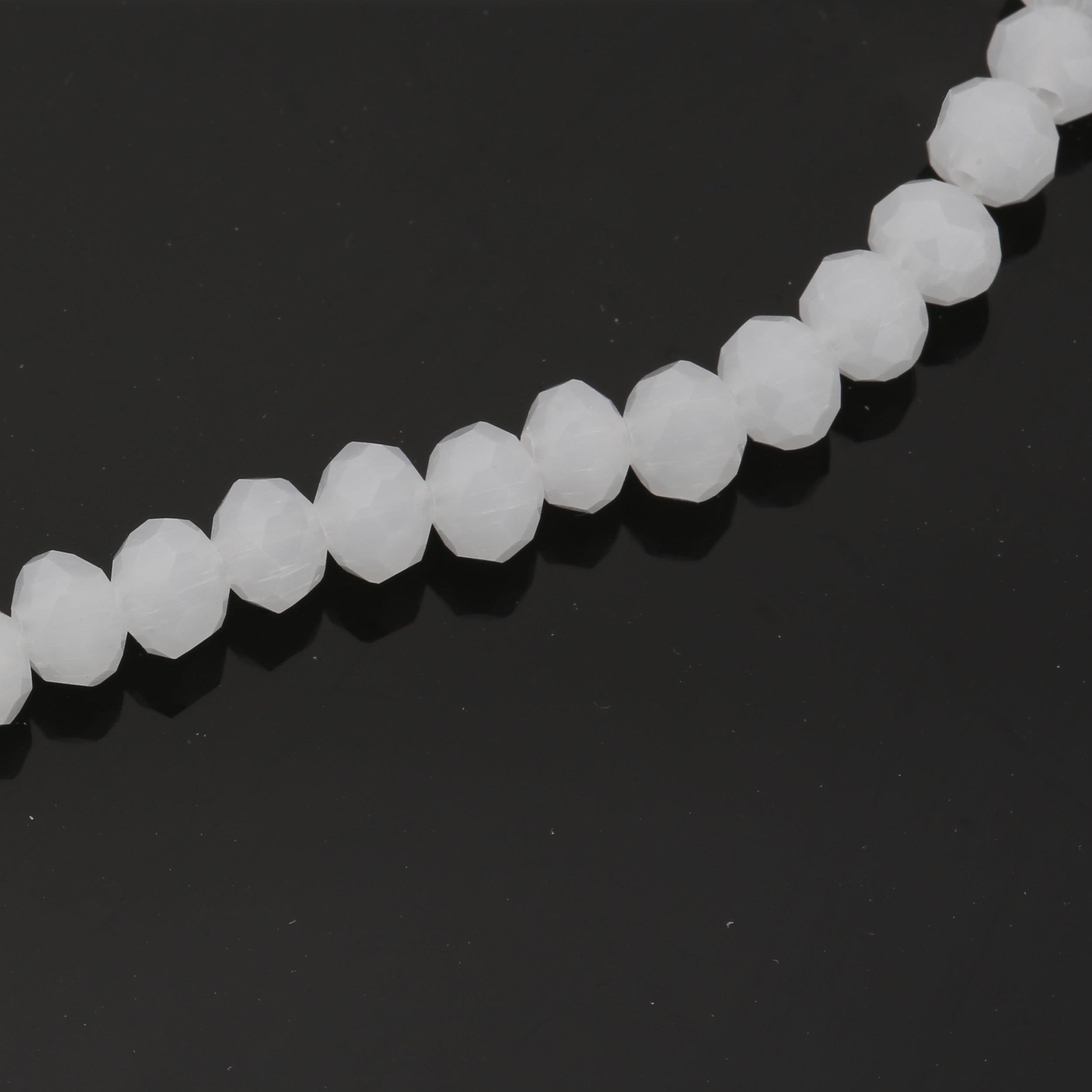 6 mm Mat Sedef Kristal Cam Boncuk