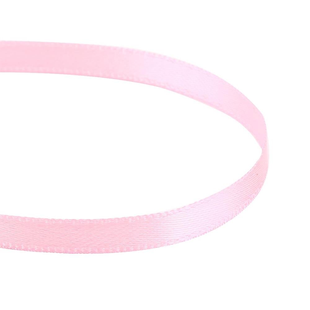 6 mm Pembe Saten Kurdele