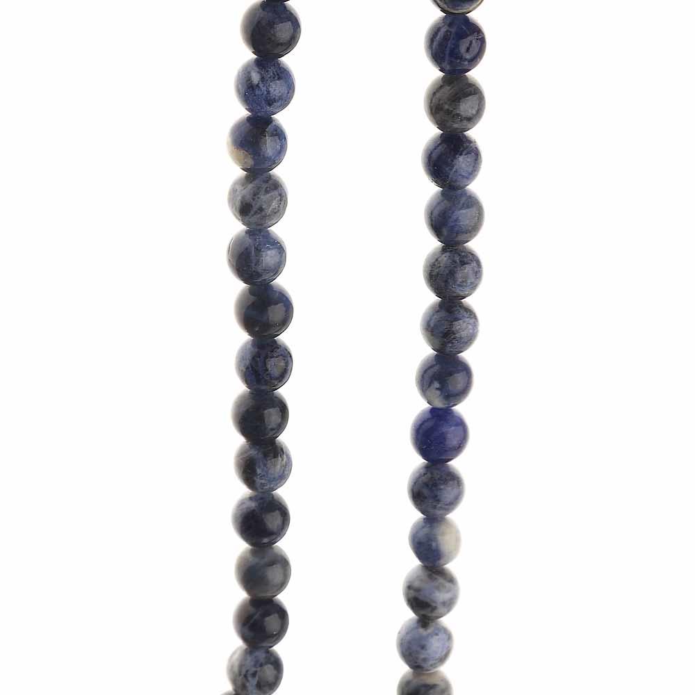 6 mm Sodalit Taşı Boncuk