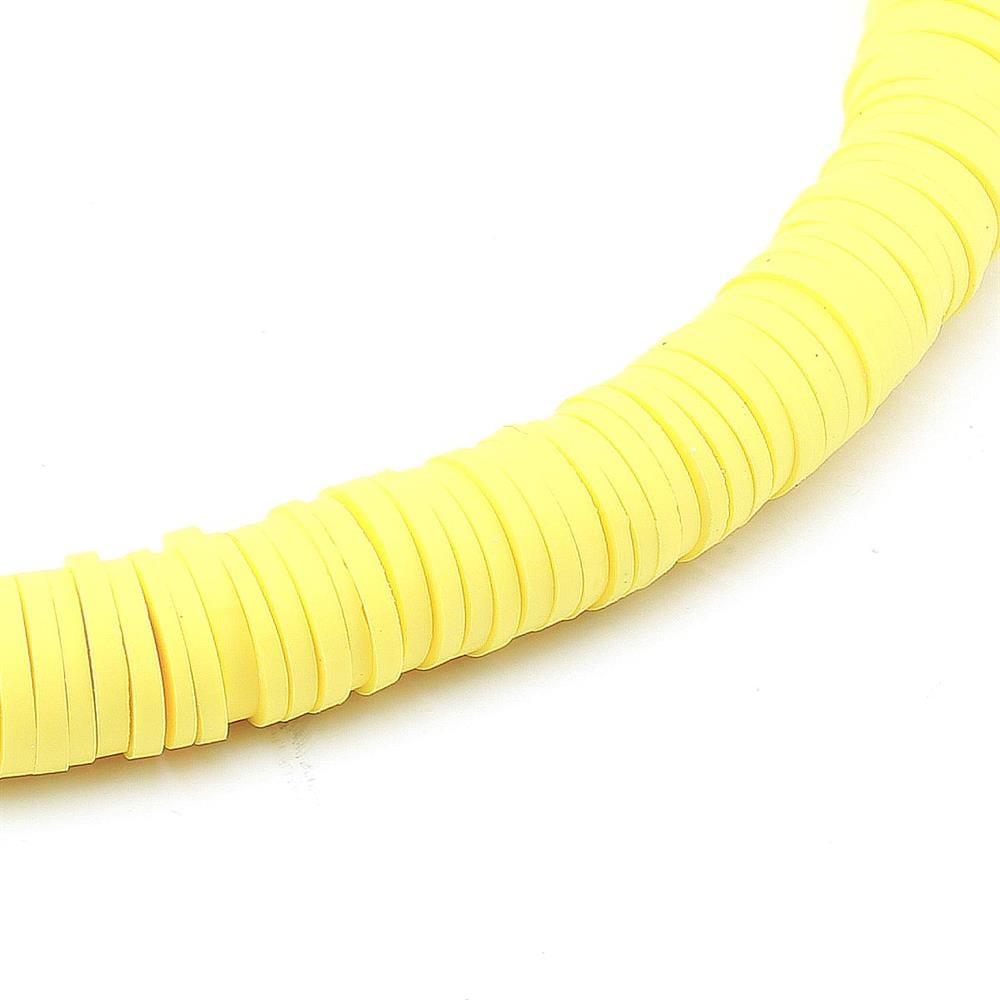 8 mm Sarı Fimo Hamur Boncuk