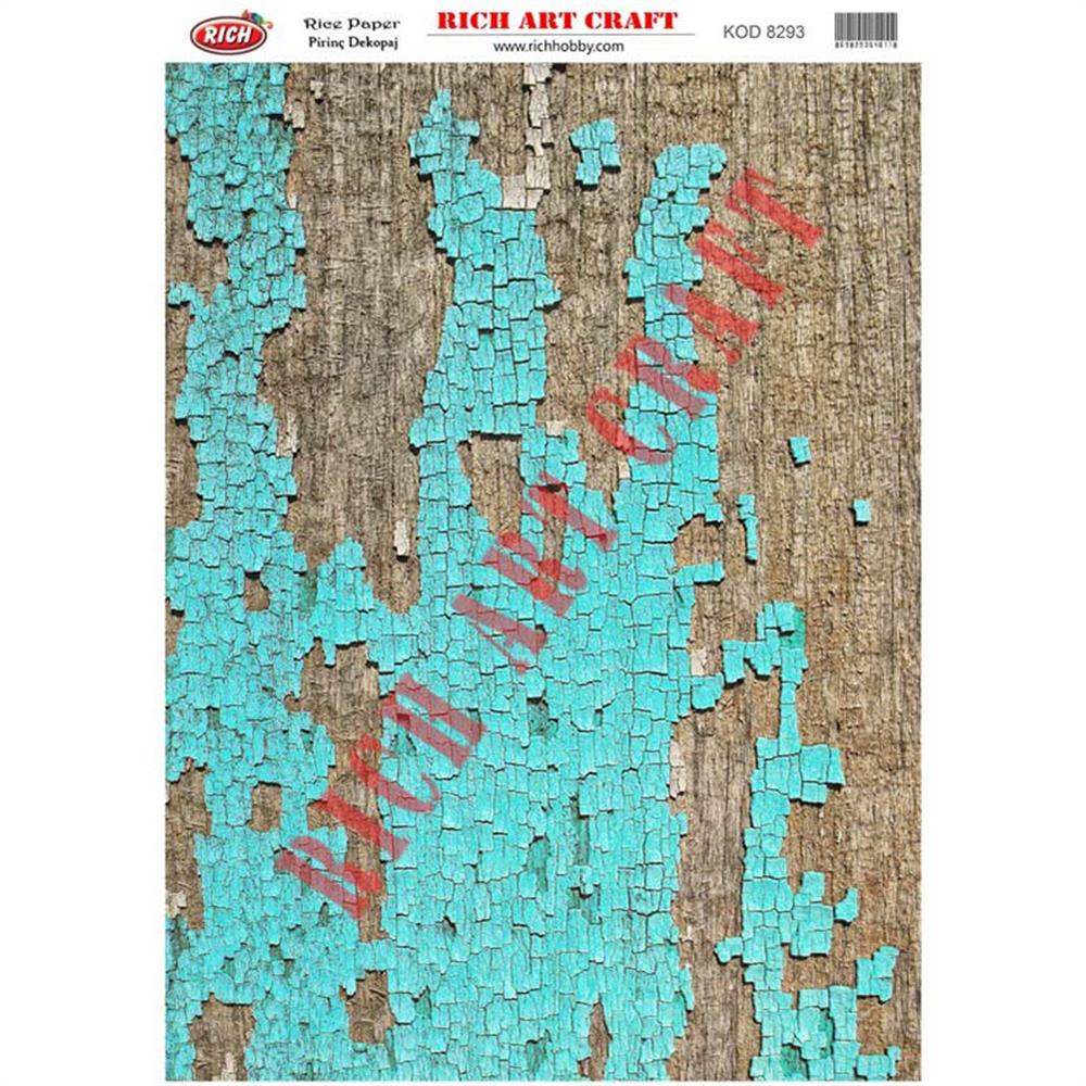 Ağaç Gövdesi Pirinç Dekopaj Kağıdı 29x42 cm - Rich 8293