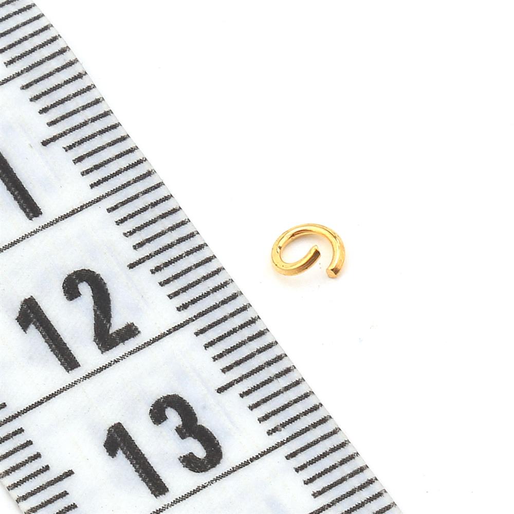 Ağzı Açık Takı Halkası Gold 100 Adet