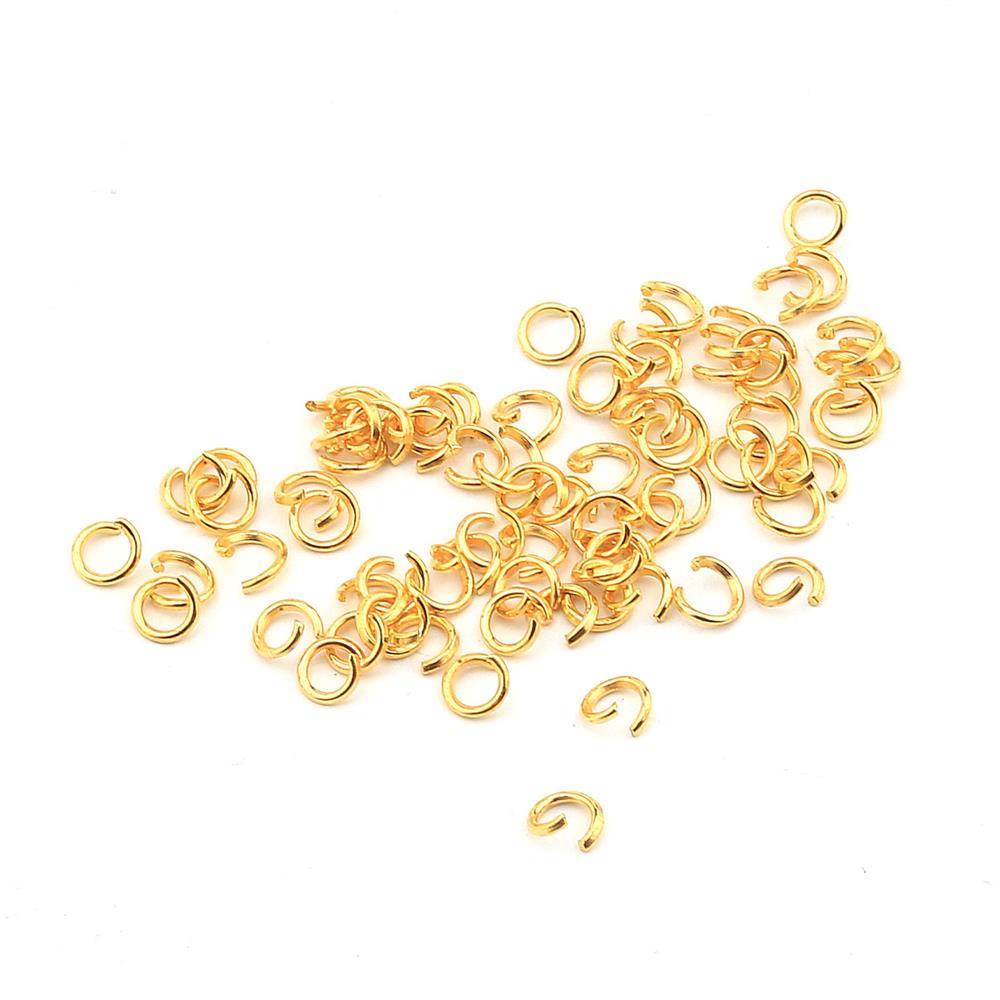 Ağzı Açık Takı Halkası Gold 100 Adet