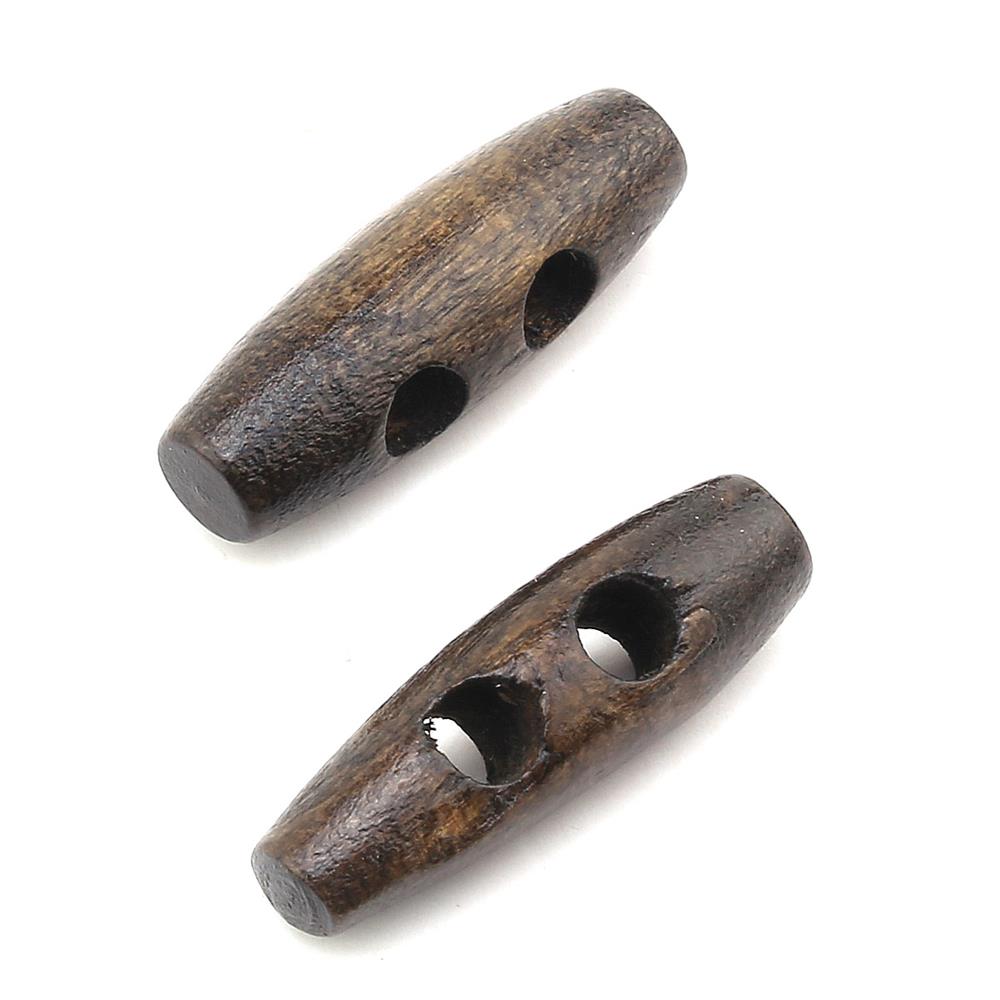 Ahşap Çoban Düğmesi Haki