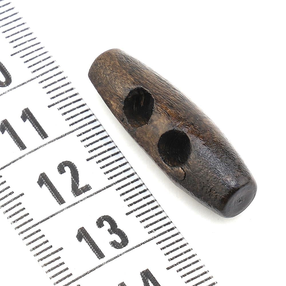 Ahşap Çoban Düğmesi Haki