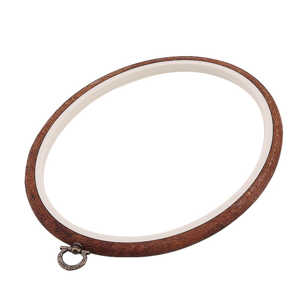 Ahşap Görünümlü Oval Pano Kasnak 4 Numara