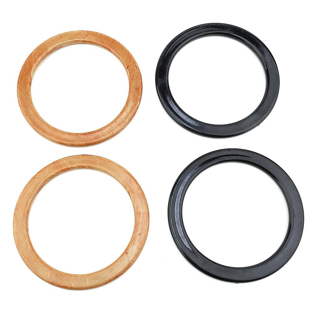 Ahşap Görünümlü Plastik, Çanta ve Cüzdan Sapı