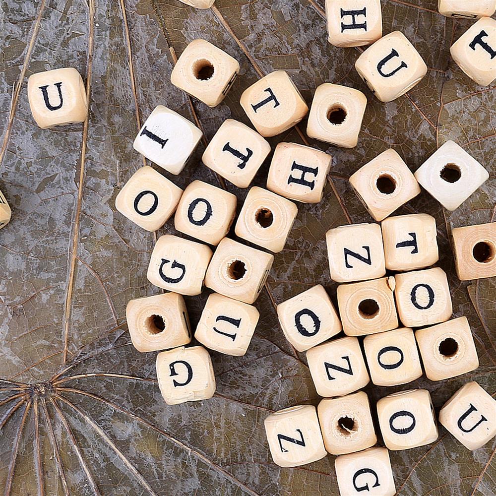 Ahşap, Küp Harf Boncuk