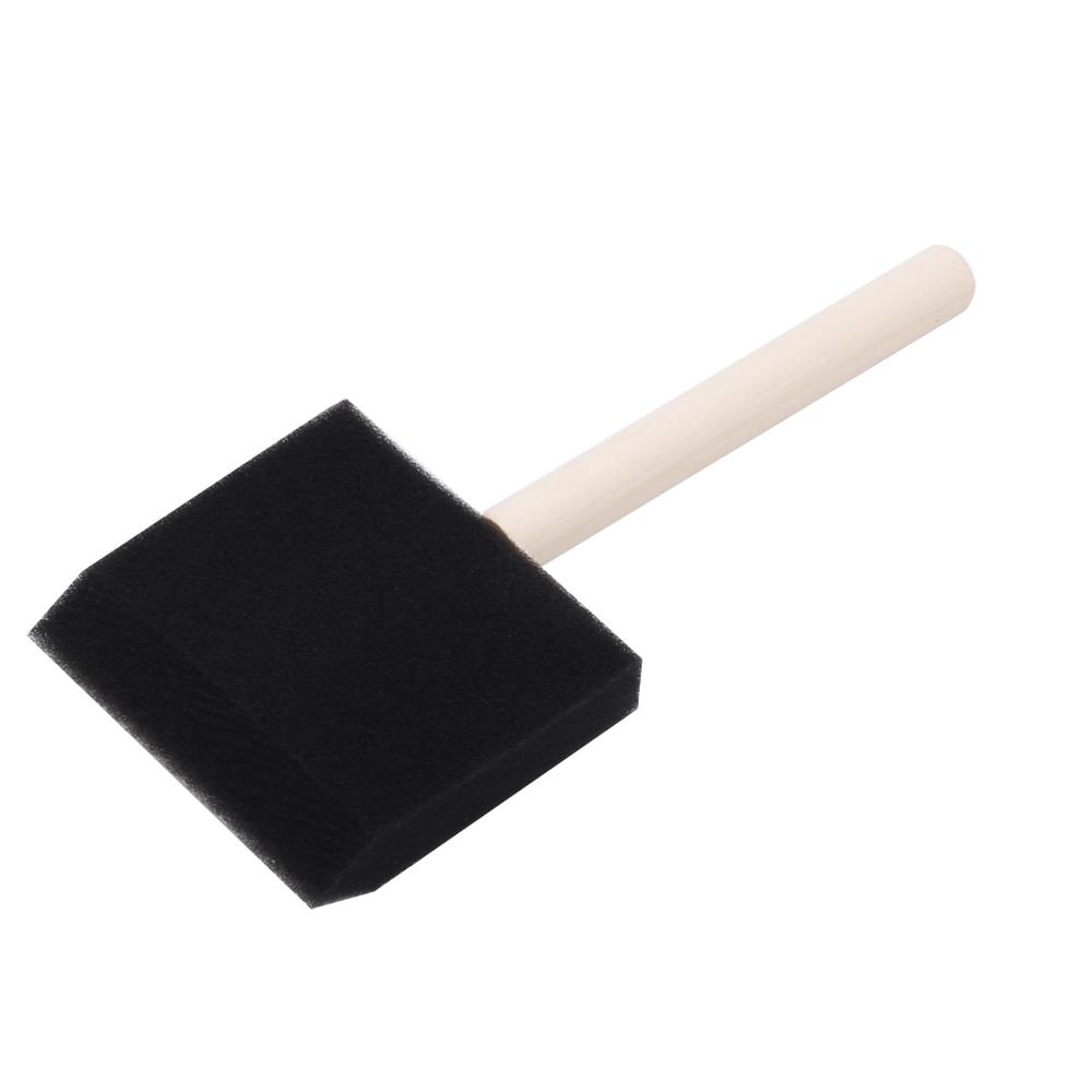 Ahşap Saplı, Yassı Sünger Fırça 7,5 cm