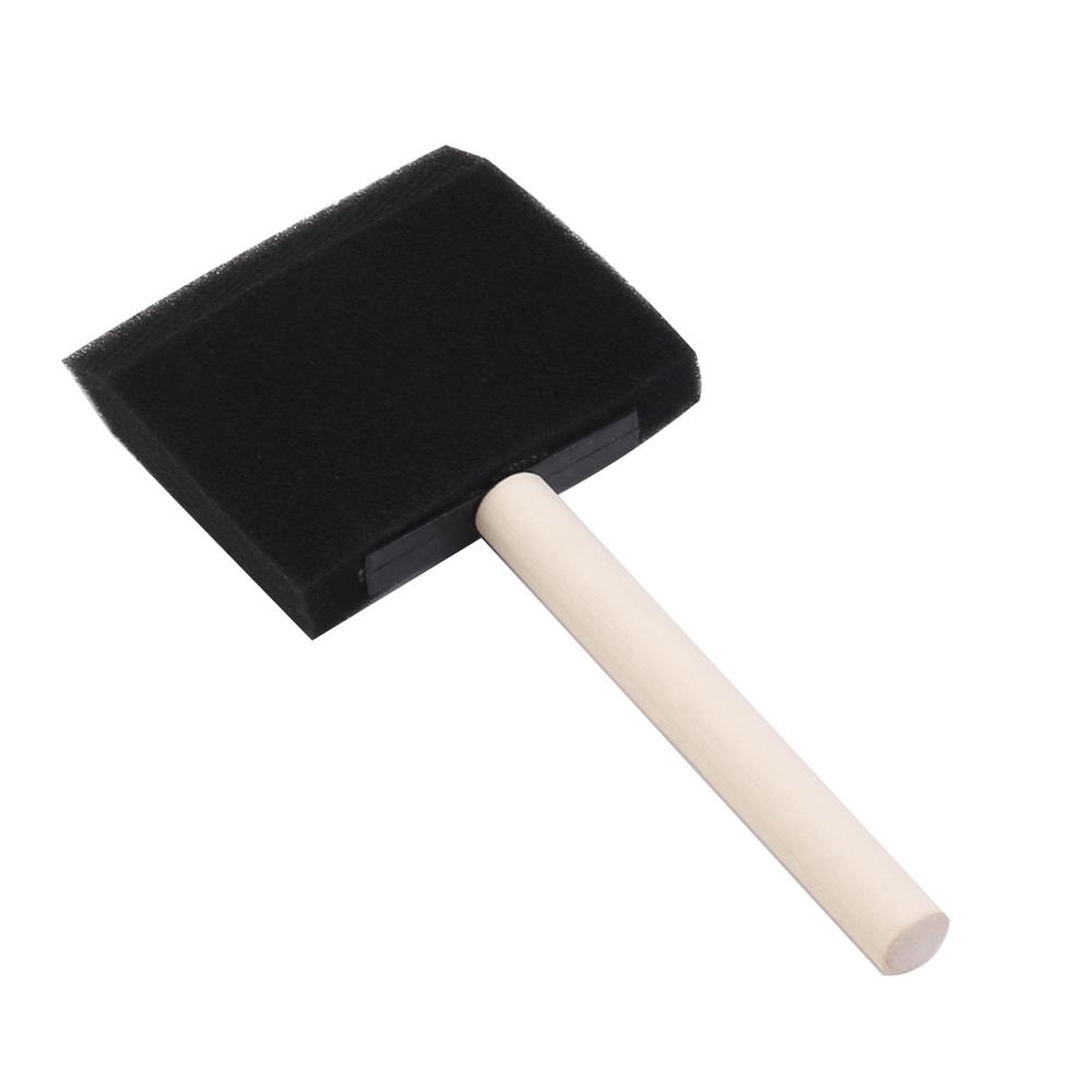 Ahşap Saplı, Yassı Sünger Fırça 7,5 cm