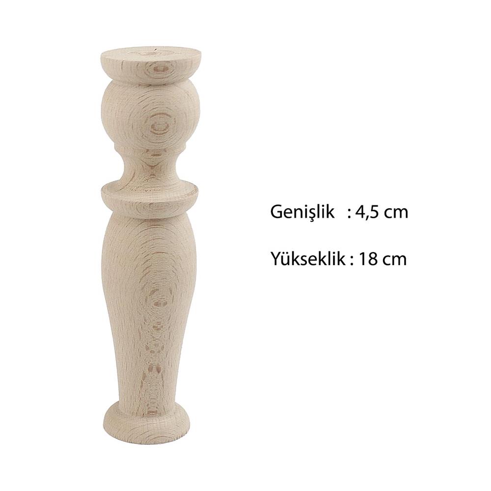Ahşap Sunumluk Ayağı 18 cm
